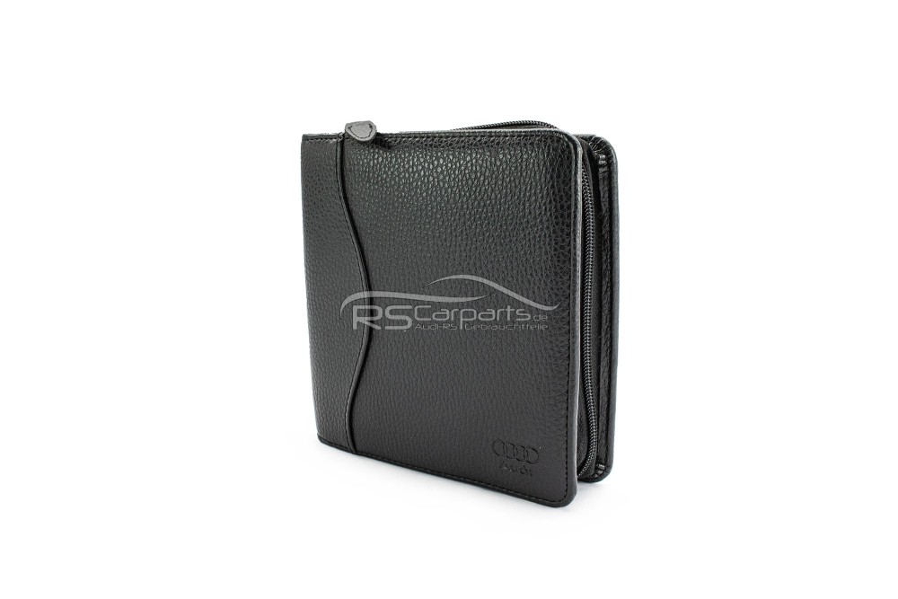 CD Tasche Mappe Audi Logo Kurzanleitung Englisch Navi CD