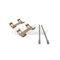 1 Satz Befestigungsteile Haltestift Kreuzfeder 8 Kolben Brembo Bremssattel vorn / 3D0698269 *NEU*